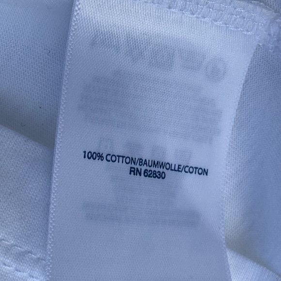 Lands' End Women's Cotton Short Sleeve V-Neck White T-Shirt Size Small NWT - Picture 6 of 7